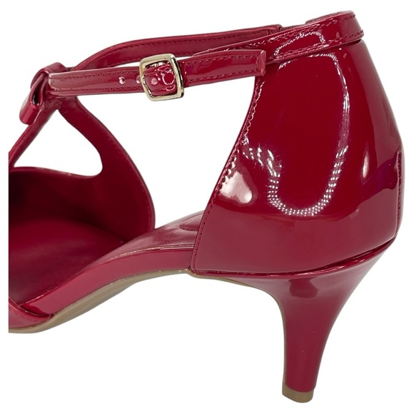 Bandolino Zeffer3 Red Patent Leather Womens Heels Size 8.5M - Picture 8 of 14